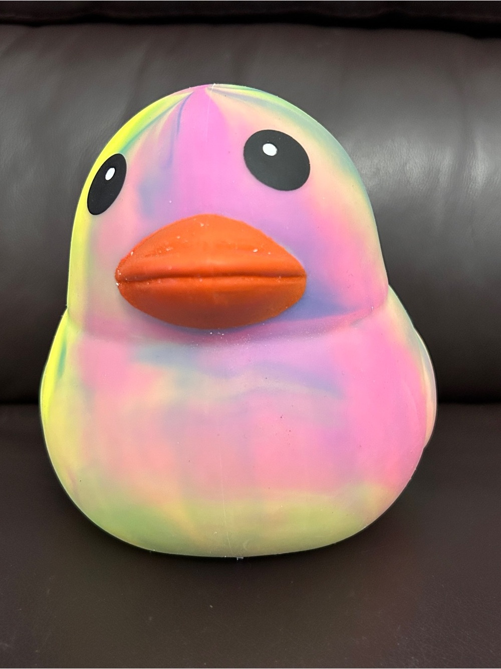 Squeeezy Tie Dye Duck Squishy Fidget Toy NWT